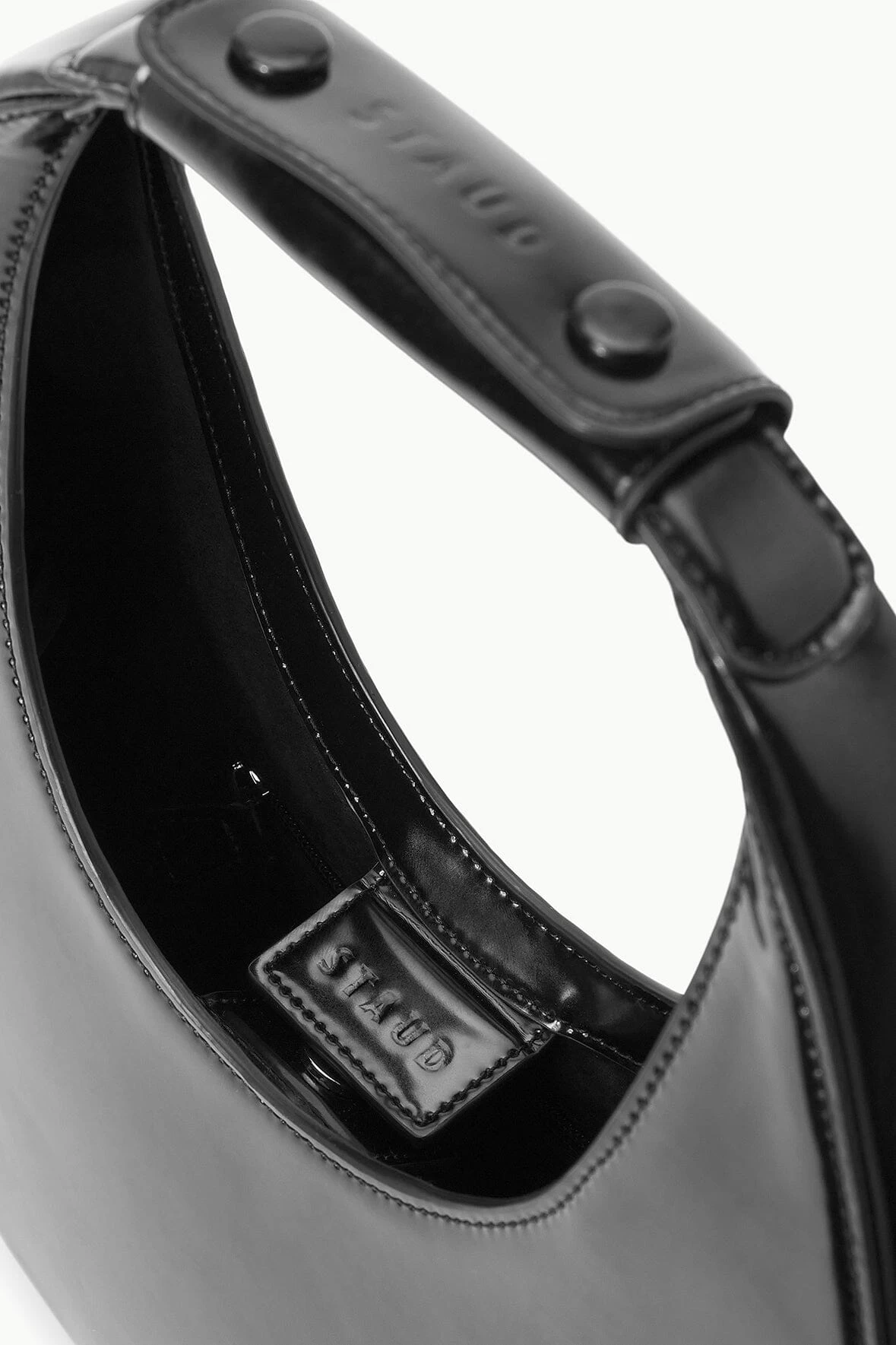 MOON BAG | BLACK POLISHED 4 MOON BAG | BLACK POLISHED - Image 4