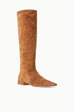 OLGA BOOT | TAN SUEDE -Chic Style Shop STAUD OLGA BOOT TAN FALL 23 ECOM 2