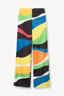 OSCAR PANT | MARBLE WAVE -Chic Style Shop STAUD OSCAR PANT MARBLE WAVE SUPF 23 ECOM 1