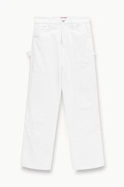 PAINTER PANT | WHITE -Chic Style Shop STAUD PAINTER PANT WHITE SPRING 23 ECOM 1