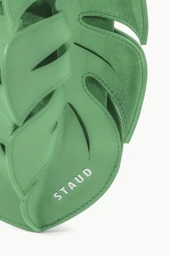 PALM BAG | LEAF -Chic Style Shop STAUD PALM BAG GREEN SUPF 23 ECOM 3