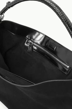 PERRY BAG | BLACK SUEDE 9 PERRY BAG | BLACK SUEDE -Chic Style Shop STAUD PARRYHOBO BAG BLACK FALL 23 ECOM 3