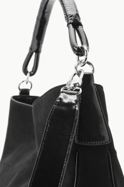 PERRY BAG | BLACK SUEDE 10 PERRY BAG | BLACK SUEDE -Chic Style Shop STAUD PARRYHOBO BAG BLACK FALL 23 ECOM 4