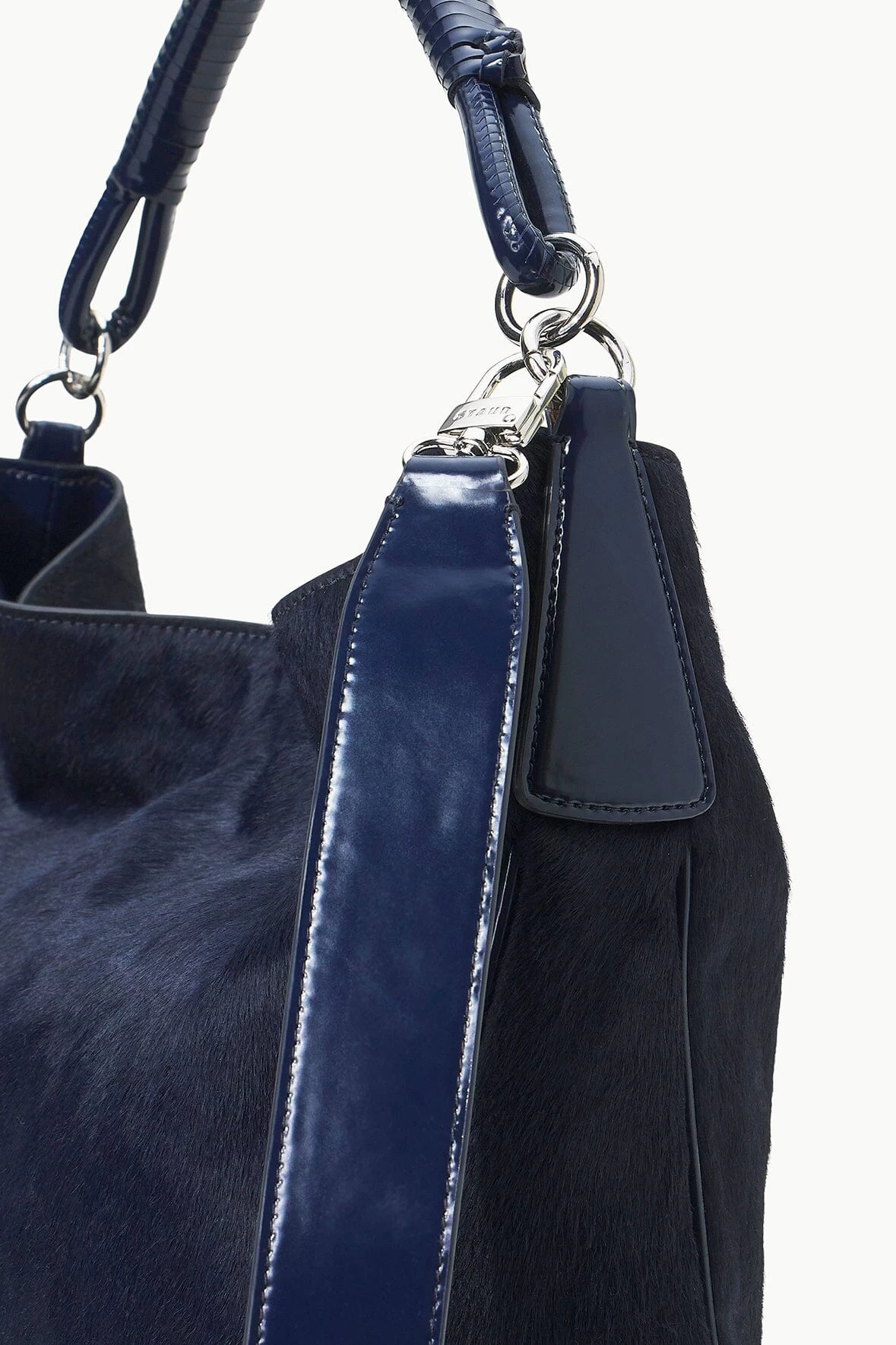 PERRY BAG | NAVY HAIRCALF 4 PERRY BAG | NAVY HAIRCALF - Image 4