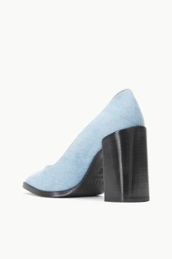 PAZ PUMP | DENIM BLUE -Chic Style Shop STAUD PAZ PUMP DENIMBLUE FALL 23 ECOM 3