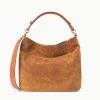 PERRY BAG | TAN SUEDE
