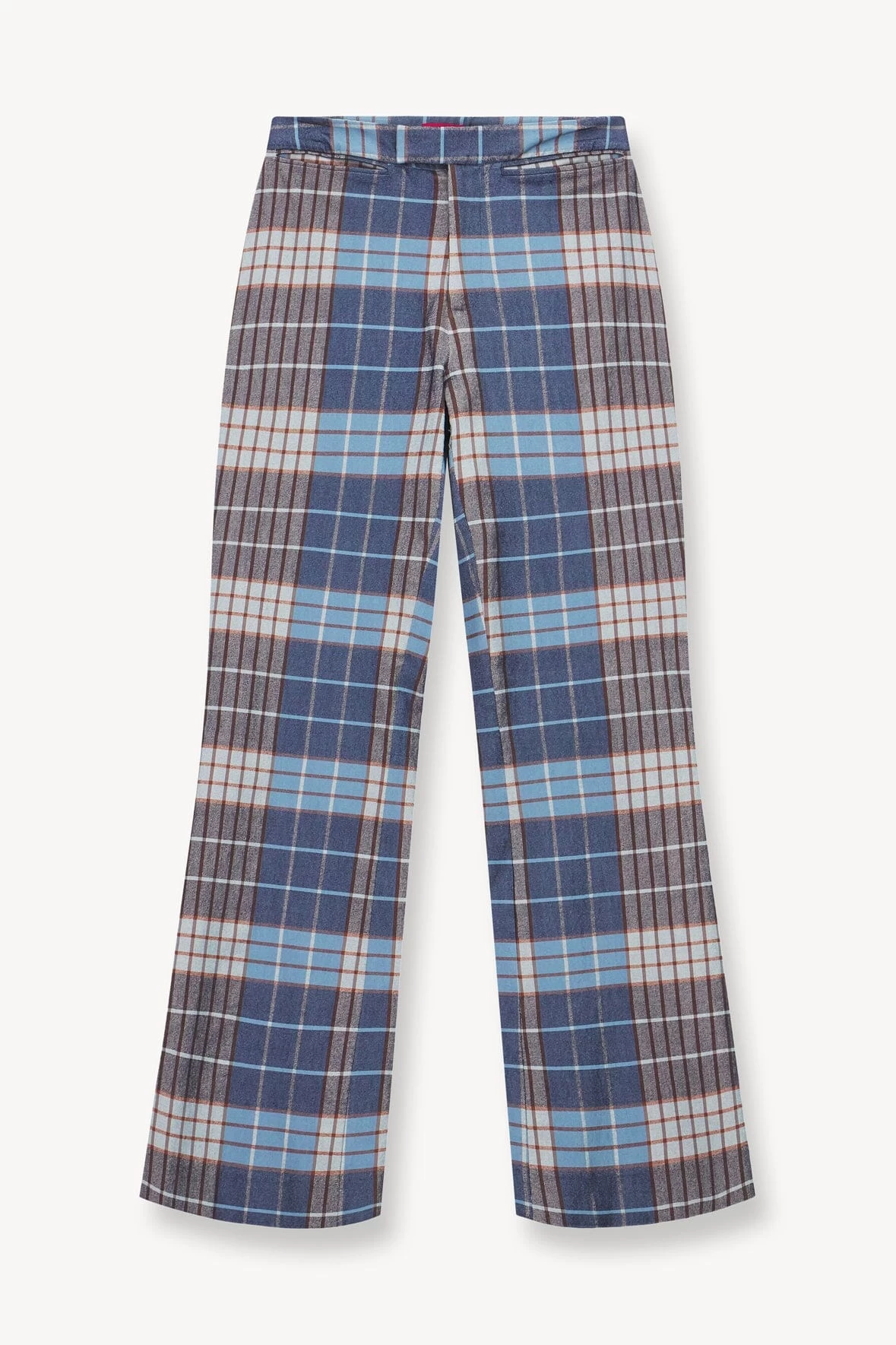 PIROUETTE PANT | FRENCH BLUE MEGA PLAID 4 PIROUETTE PANT | FRENCH BLUE MEGA PLAID - Image 4