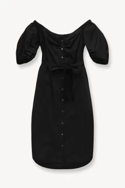 REESE DRESS | BLACK 14 REESE DRESS | BLACK -Chic Style Shop STAUD REESE DRESS BLACK SUPF 23 ECOM 1 1