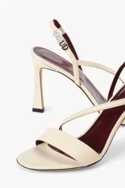 NADJA HEEL | CREAM -Chic Style Shop STAUD RHINESTONE NADJA HEEL CREAM SEASON 22 ECOM 4