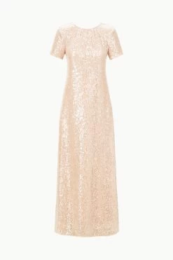 SAFI DRESS | BEIGE -Chic Style Shop STAUD SAFIDRESS BEIGE ECOM 1