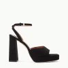 SOLANGE PLATFORM | BLACK SUEDE