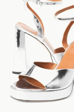 SOLANGE PLATFORM | CHROME -Chic Style Shop STAUD SOLANGE PLATFORM CHROME FALL 23 ECOM 4