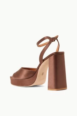 SOLANGE PLATFORM | CLOVE SATIN -Chic Style Shop STAUD SOLANGE PLATFORM CLOVE SUPF 23 ECOM 3