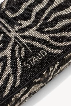 TOMMY BEADED BAG | BLACK WHITE 15 TOMMY BEADED BAG | BLACK WHITE -Chic Style Shop STAUD TOMMY BEADED BAG BLACKWHITE FALL 22 ECOM 4