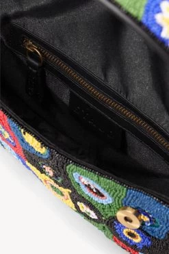 TOMMY BEADED BAG | BLACK MILLEFIORI -Chic Style Shop STAUD TOMMY BEADED BAG MILLEFIOREBLACK FALL 22 ECOM 3