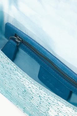 TOMMY BEADED BAG | FRENCH BLUE 13 TOMMY BEADED BAG | FRENCH BLUE -Chic Style Shop STAUD TOMMYBEADED BAG FRENCHBLUE FALL 23 ECOM 3