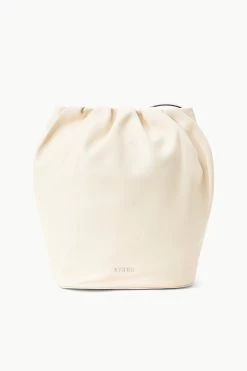 VALENTINA BUCKET BAG | CREAM -Chic Style Shop STAUD VALENTINA BAG CREAM SUPF 23 ECOM 2