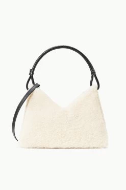 VALERIE SHOULDER BAG | CREAM BLACK
