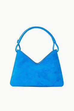 VALERIE SHOULDER BAG | DIRECTOR BLUE SUEDE -Chic Style Shop STAUD VALERIE SHOULDERBAG DIRECTORBLUE FALL 23 ECOM 2