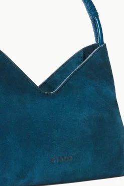 VALERIE SHOULDER BAG | INK BLUE SUEDE 8 VALERIE SHOULDER BAG | INK BLUE SUEDE -Chic Style Shop STAUD VALERIE SHOULDERBAG INKBLUESEUDE SUPF 23 ECOM 4