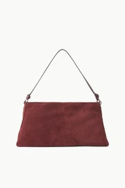 VIVI SHOULDER BAG | MAHOGANY SUEDE