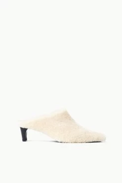 WALLY MULE | CREAM BLACK
