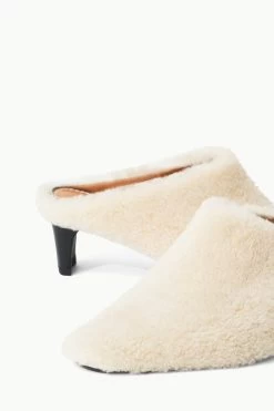WALLY MULE | CREAM BLACK -Chic Style Shop STAUD WALLYMULE CREAMBLACK ECOM 4