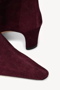 WALLY BOOT | PLUM SUEDE -Chic Style Shop STAUD WALLY BOOT PLUM FALL 22 ECOM 5