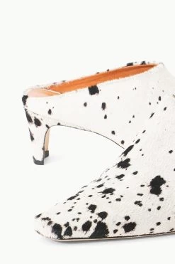 WALLY MULE | BLACK & WHITE HAIRCALF -Chic Style Shop STAUD WALLY MULE BLACKWHITEHAIRCALF FALL 23 ECOM 4