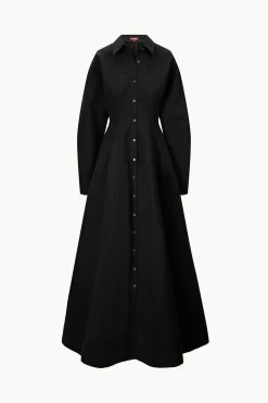 WINONA DRESS | BLACK -Chic Style Shop STAUD WINONADRESS BLACK ECOM 1