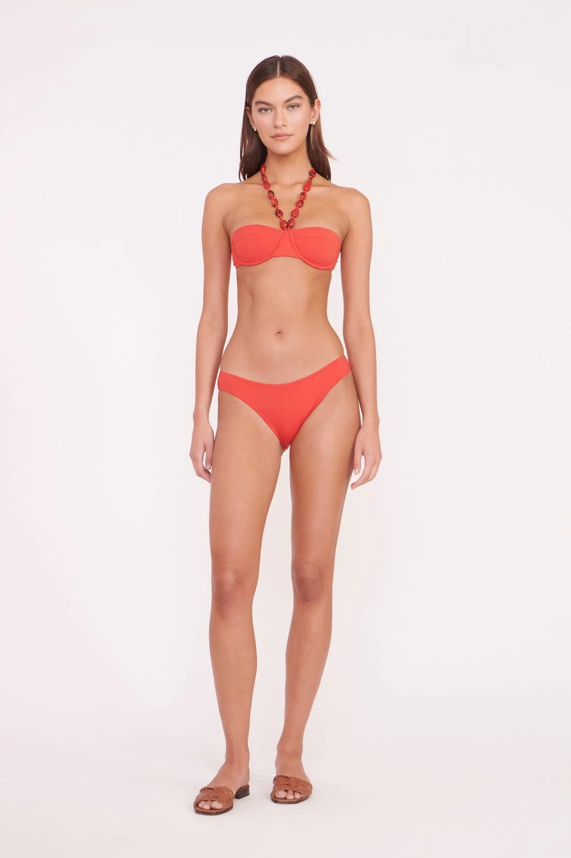 SYDNEY BEADED BIKINI TOP | RUBY 2 SYDNEY BEADED BIKINI TOP | RUBY - Image 2
