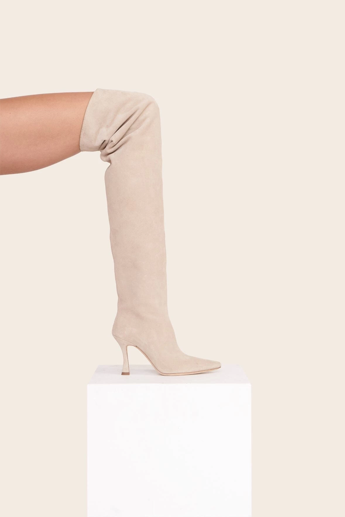 CAMI OVER THE KNEE BOOT | MINK SUEDE 6 CAMI OVER THE KNEE BOOT | MINK SUEDE - Image 6