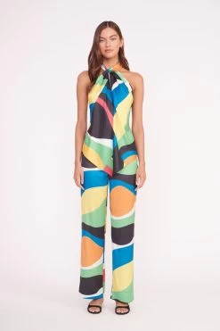 OSCAR PANT | MARBLE WAVE -Chic Style Shop TROPEA TOP OSCAR PANT MARBLE WAVE 04762 2 web