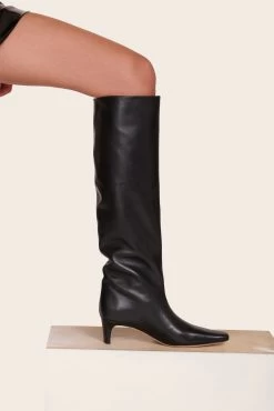 WALLY BOOT | BLACK -Chic Style Shop Tracing Dress Black 492 web