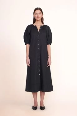 GINA MULE | BLACK -Chic Style Shop Vincent Dress Black 00601 web 1