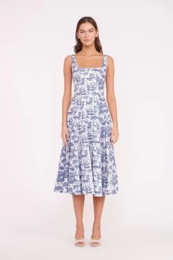 WELLS DRESS | BLUE TOILE