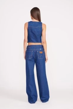 STAUD + WRANGLER THE LOOSE JEAN | DARK RINSE -Chic Style Shop Wrangler 0606 web