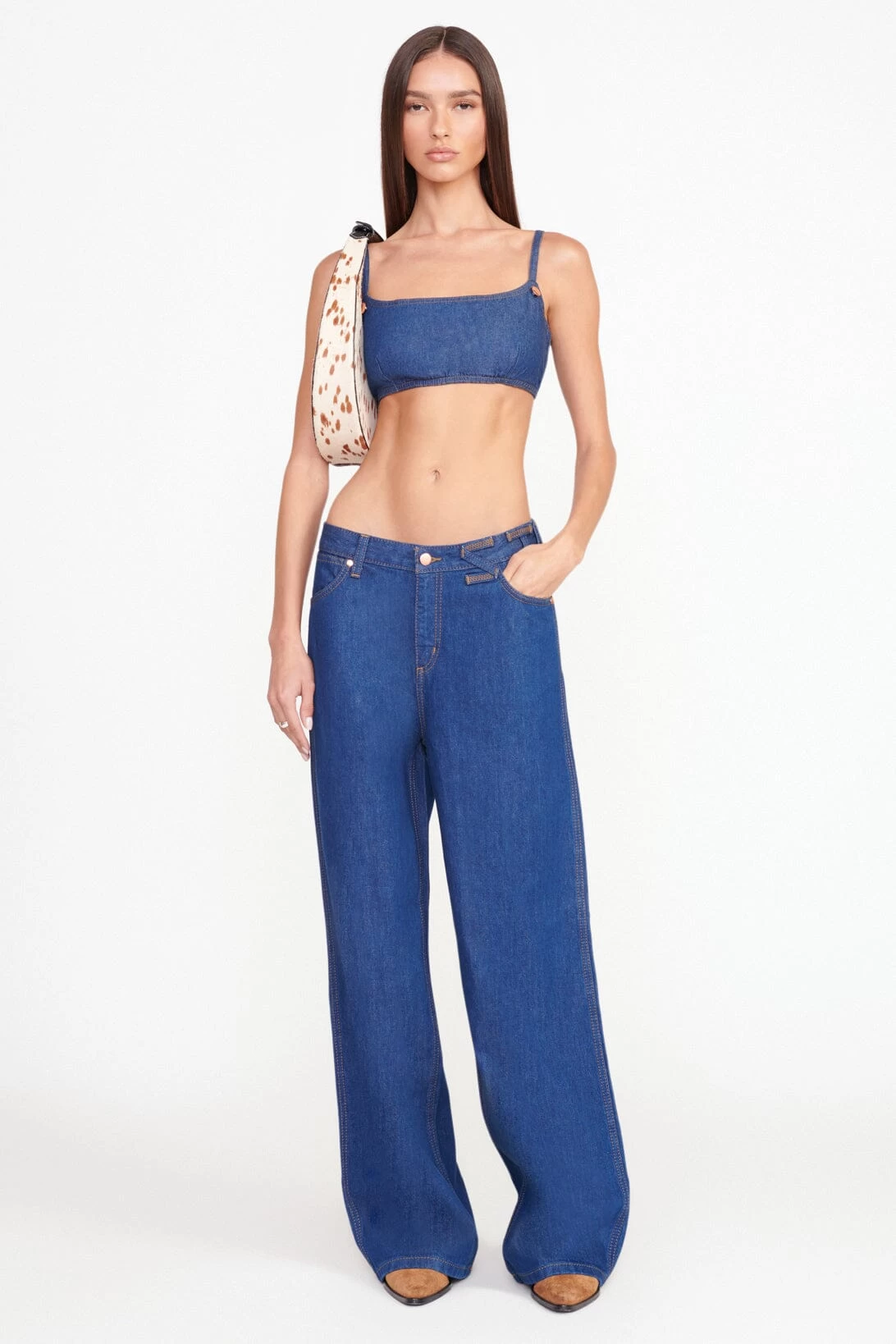 MOON SPLIT BAG | MIXED HAIRCALF 6 MOON SPLIT BAG | MIXED HAIRCALF - Image 6