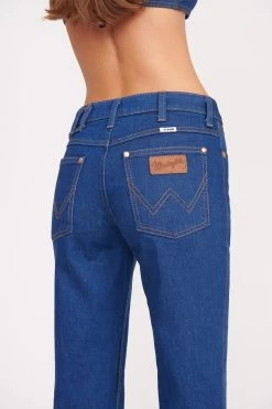 STAUD + WRANGLER THE BIKINI JEAN | DARK RINSE -Chic Style Shop Wrangler 0693 web