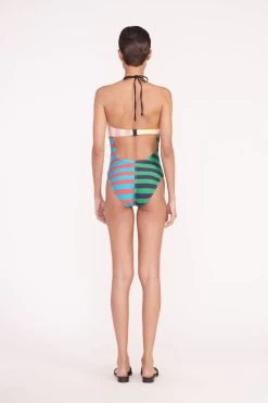 ACE RING ONE PIECE | CABANA STRIPE MULTI -Chic Style Shop ace ring one piece cabana stripe 03164 web