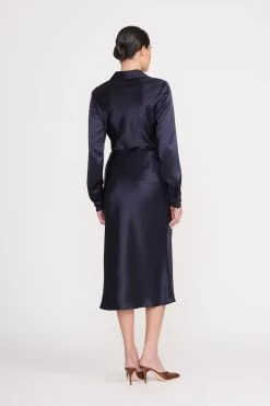 ANGELA SKIRT | NAVY -Chic Style Shop angela skirt navy 12 b430b420 523c 4763 86d8 1dbf7d7f0fe2