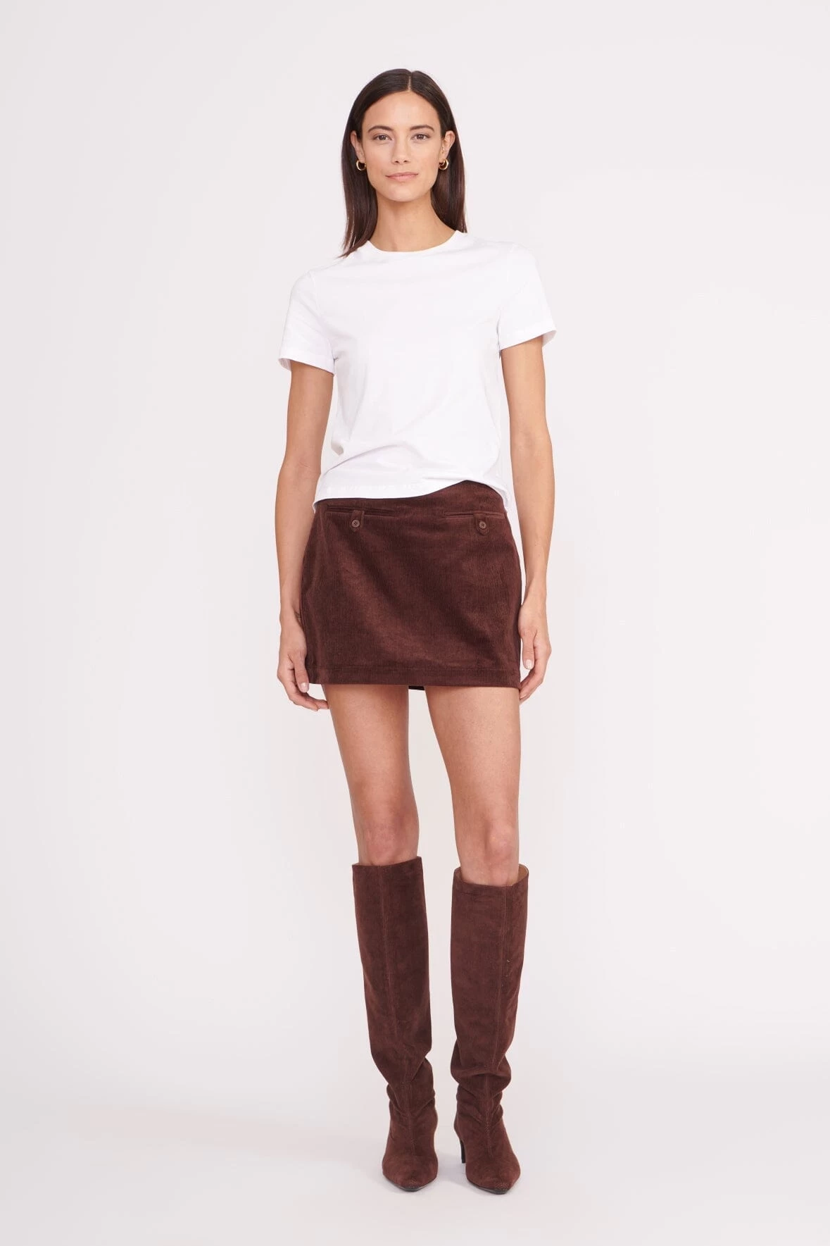 Chic Style Shop -Chic Style Shop annette skirt mahogany 6 e34fbc82 89d9 48fe 9602 4f02749b739a