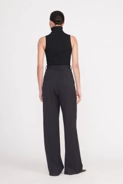 LUISA PANT | BLACK SUITING -Chic Style Shop callum top black 2 9a8e7513 df58 44e5 89c6 e00e33cf6f2f