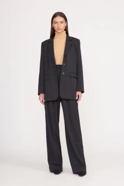 LUISA PANT | BLACK SUITING -Chic Style Shop city blazer black 1 3fa9bc9f 94c9 4cc4 9345 2fc4f50988e2