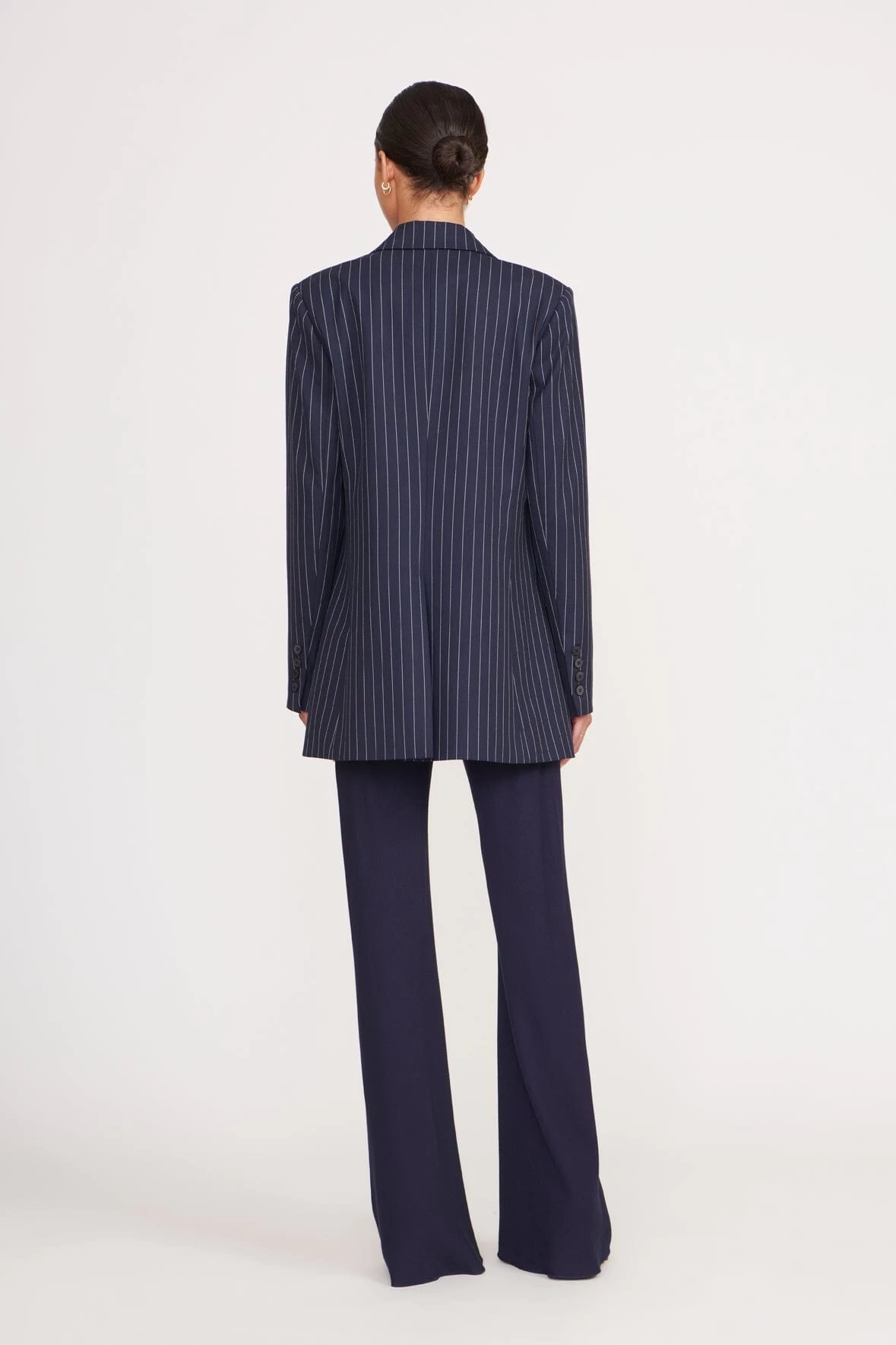 CITY BLAZER | NAVY PINSTRIPE 4 CITY BLAZER | NAVY PINSTRIPE - Image 4