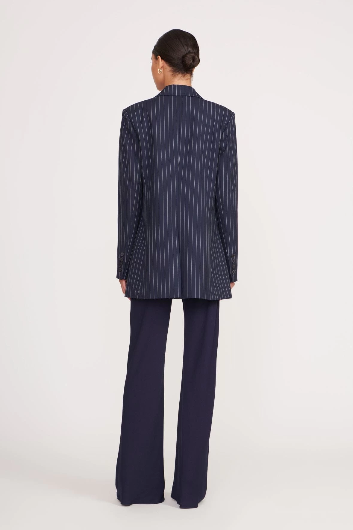 CITY BLAZER | NAVY PINSTRIPE 5 CITY BLAZER | NAVY PINSTRIPE - Image 5