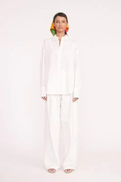 SILK SCARF | MARBLE WAVE -Chic Style Shop colton shirt white 00547 web 1