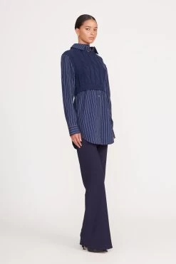 COOPER TOP | NAVY PINSTRIPE -Chic Style Shop cooper top navy pinstripe 2 59edb2f5 1efb 4d2c 9f79 1cab9548878b