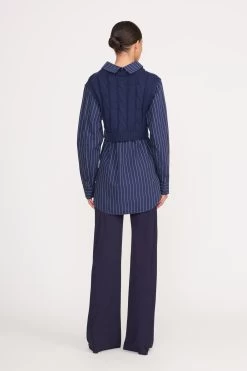 COOPER TOP | NAVY PINSTRIPE -Chic Style Shop cooper top navy pinstripe 4 jpg 67881337 4767 4064 b7c1 47a3ac06148c