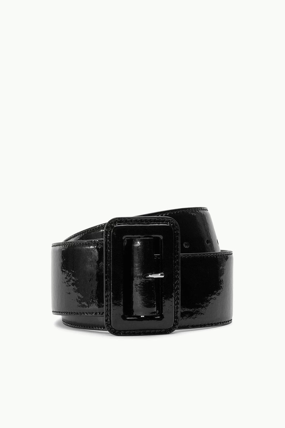 WIDE WAIST BELT | BLACK PATENT 1 WIDE WAIST BELT | BLACK PATENT